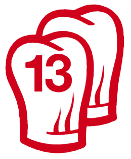 Gault&Millau, 13 points, two toques