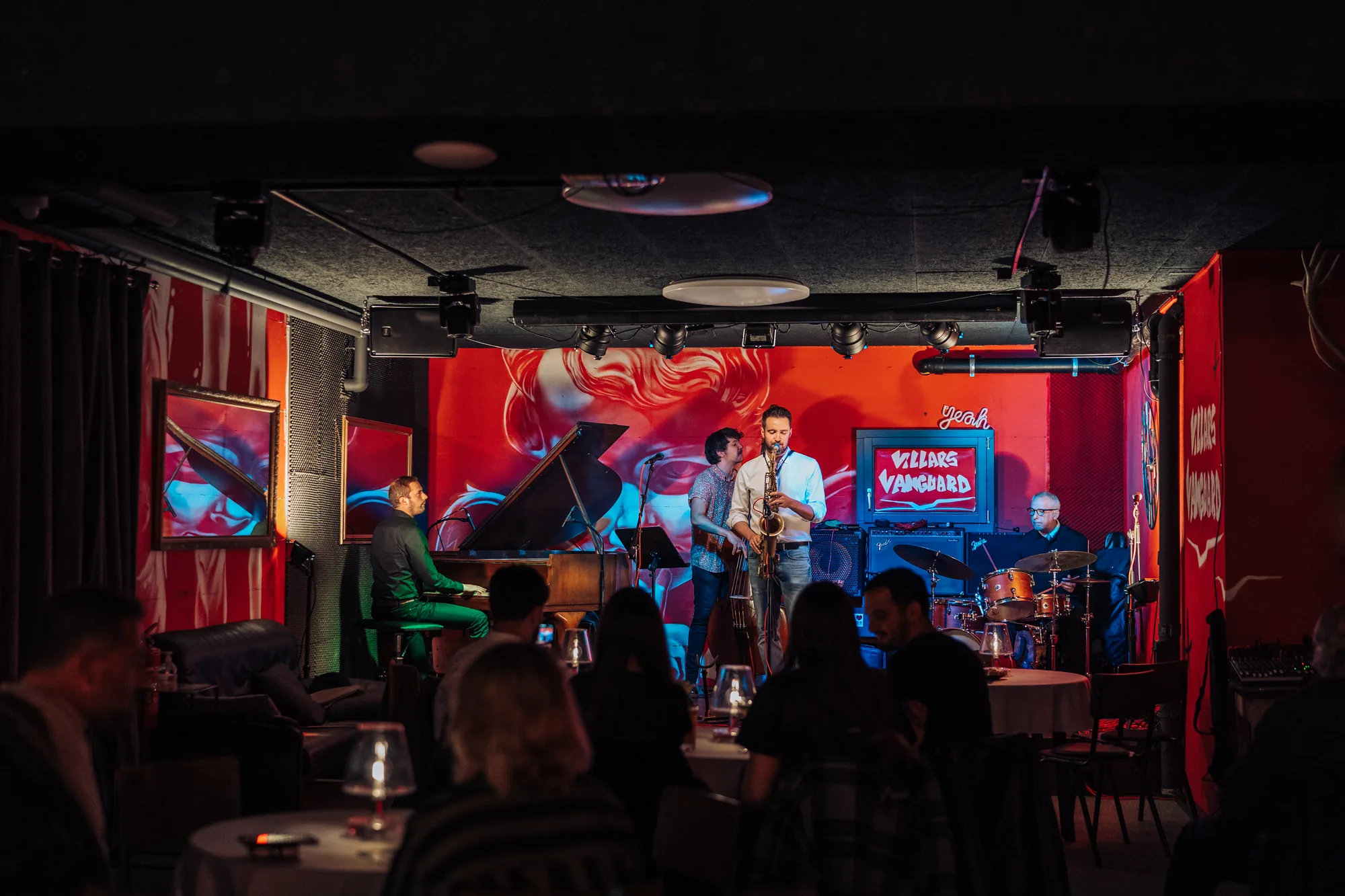 A jazz night at La Part des Anges, the cultural venue at Les Mazots du Clos